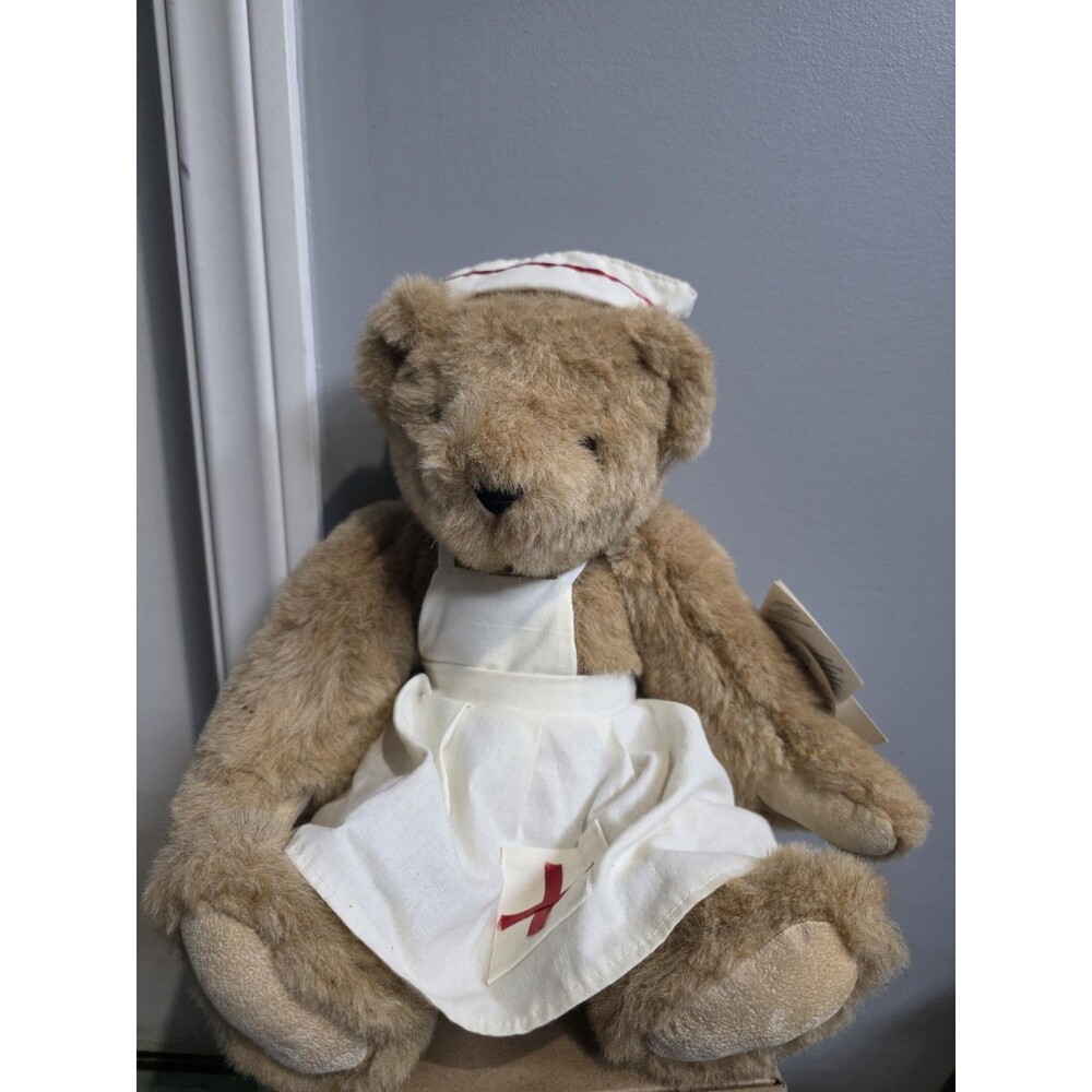 Vermont Teddy Bear Company Nurse Bear With Uniform And Cap